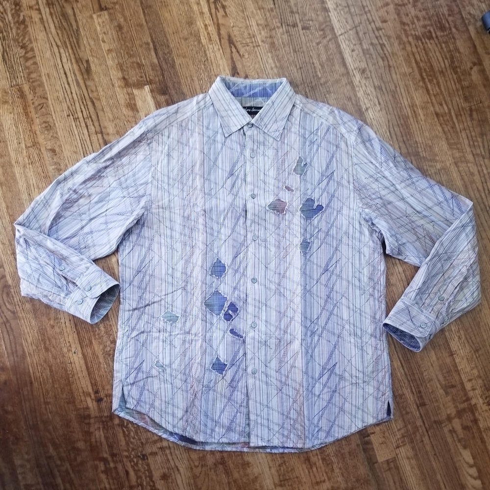 Jhane Barnes. Button Up Long Sleeve